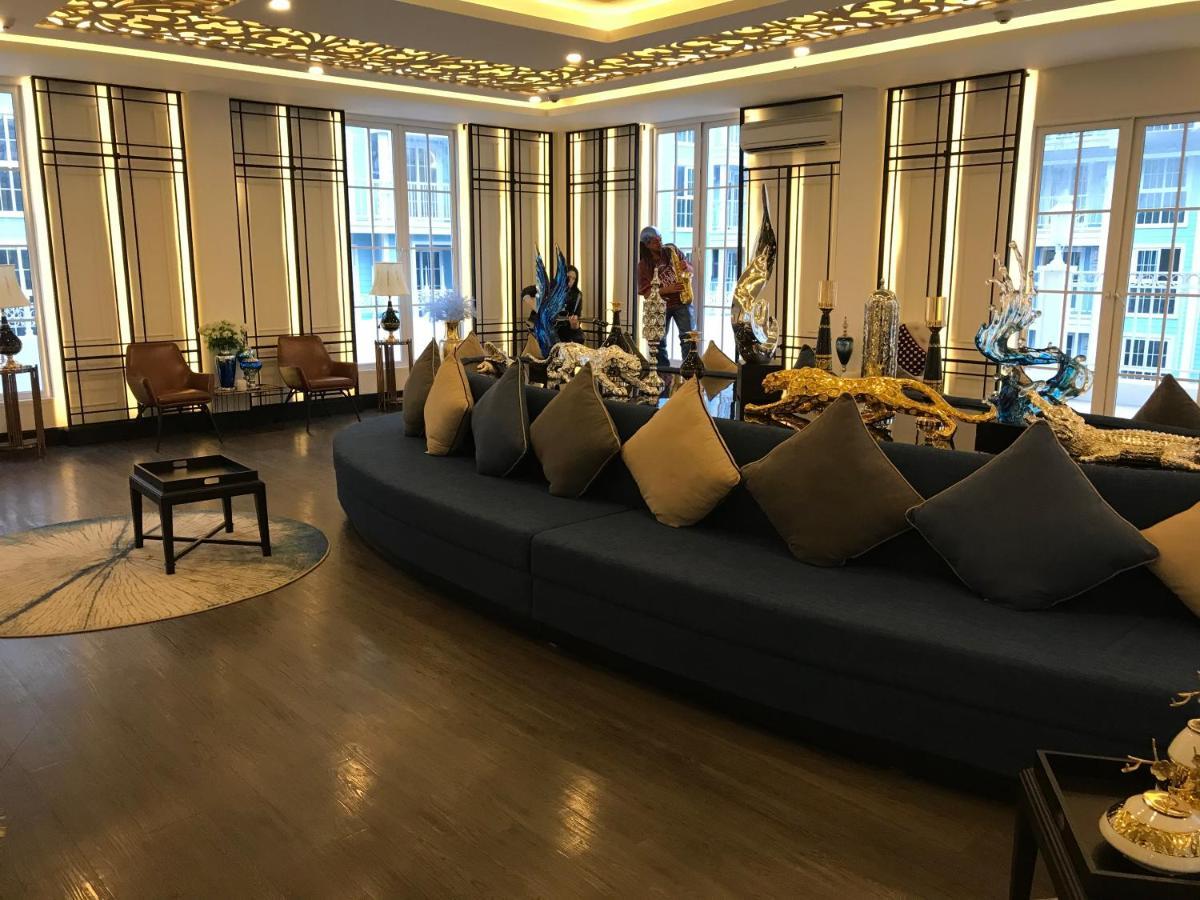 Grand Florida芭提雅带免费游泳池温泉和健身房和办公区水上花园公寓e208 Na Chom Thian Bagian luar foto