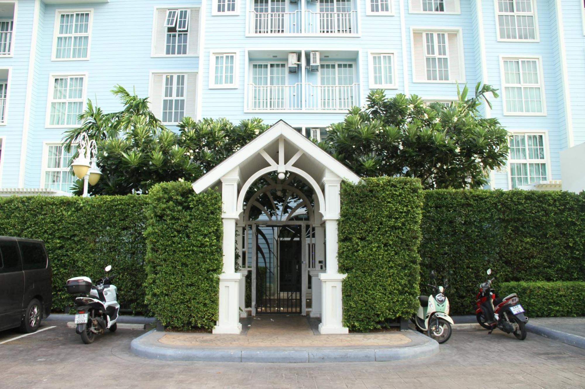 Grand Florida芭提雅带免费游泳池温泉和健身房和办公区水上花园公寓e208 Na Chom Thian Bagian luar foto