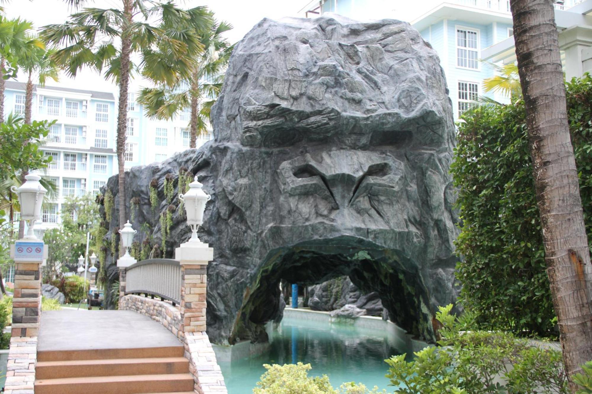 Grand Florida芭提雅带免费游泳池温泉和健身房和办公区水上花园公寓e208 Na Chom Thian Bagian luar foto