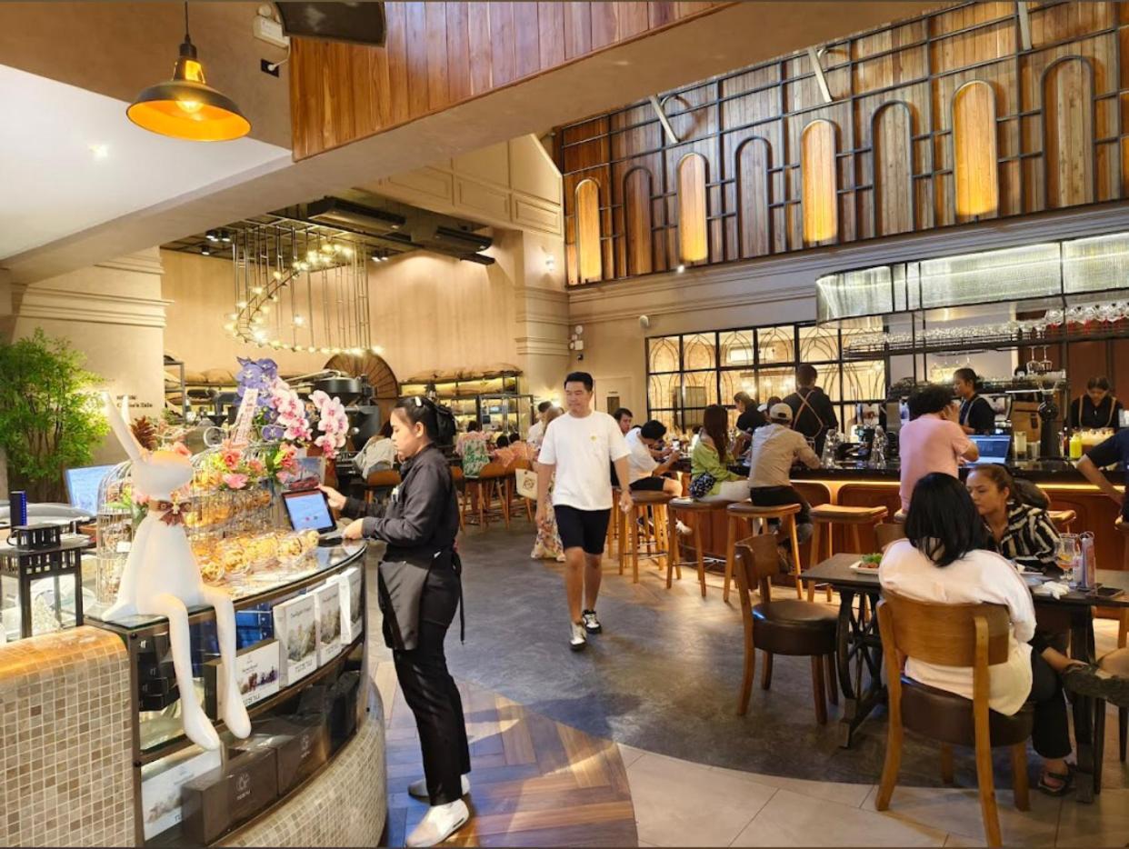 Grand Florida芭提雅带免费游泳池温泉和健身房和办公区水上花园公寓e208 Na Chom Thian Bagian luar foto