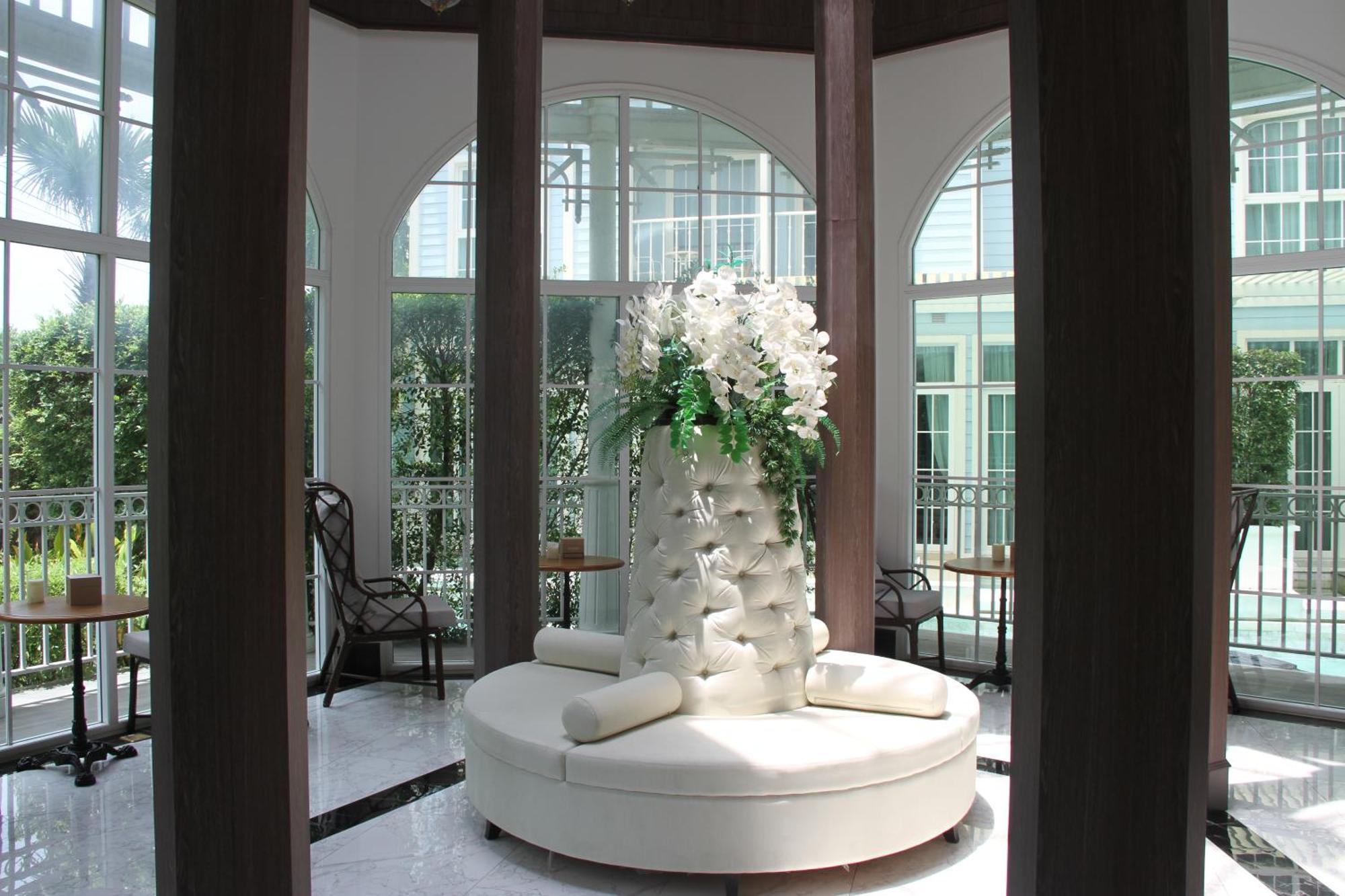 Grand Florida芭提雅带免费游泳池温泉和健身房和办公区水上花园公寓e208 Na Chom Thian Bagian luar foto